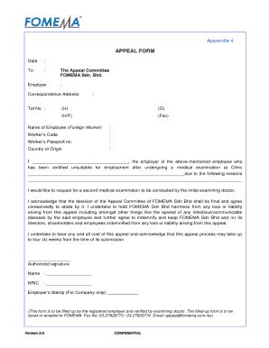 fomema appeal